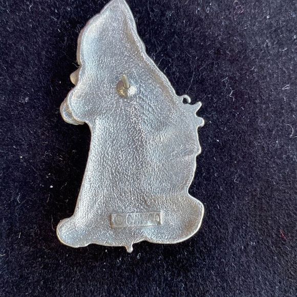 Vintage Camco Pewter Christmas Santa Brooch - Picture 4 of 7
